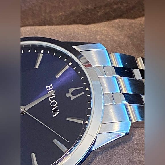 Bulova Men's Silver Tone Metal Watch - Picture 5 of 10